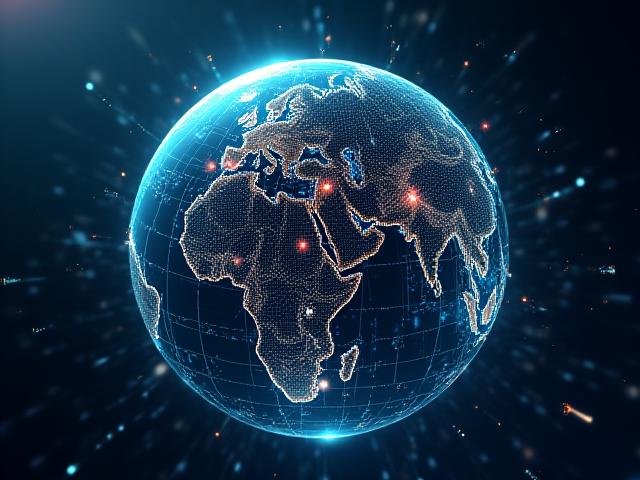 Global weather coverage map showing international meteorological intelligence